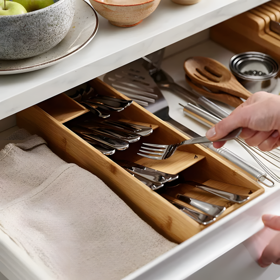 Wooden Spoon Organizer